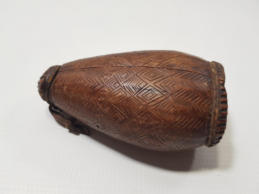 OSMANLI DÖNEMİ ÇOK NADİR YENİÇERİ KALE TÜFEĞİ BARUTLUĞU