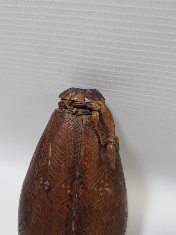 OSMANLI DÖNEMİ ÇOK NADİR YENİÇERİ KALE TÜFEĞİ BARUTLUĞU