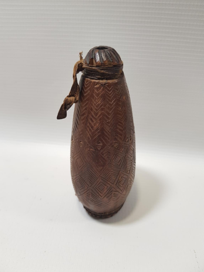 OSMANLI DÖNEMİ ÇOK NADİR YENİÇERİ KALE TÜFEĞİ BARUTLUĞU