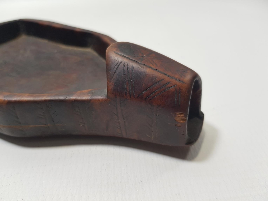 OSMANLI DÖNEMİ TARİH YAZILI AHŞAP KAHVE SOĞUDANI