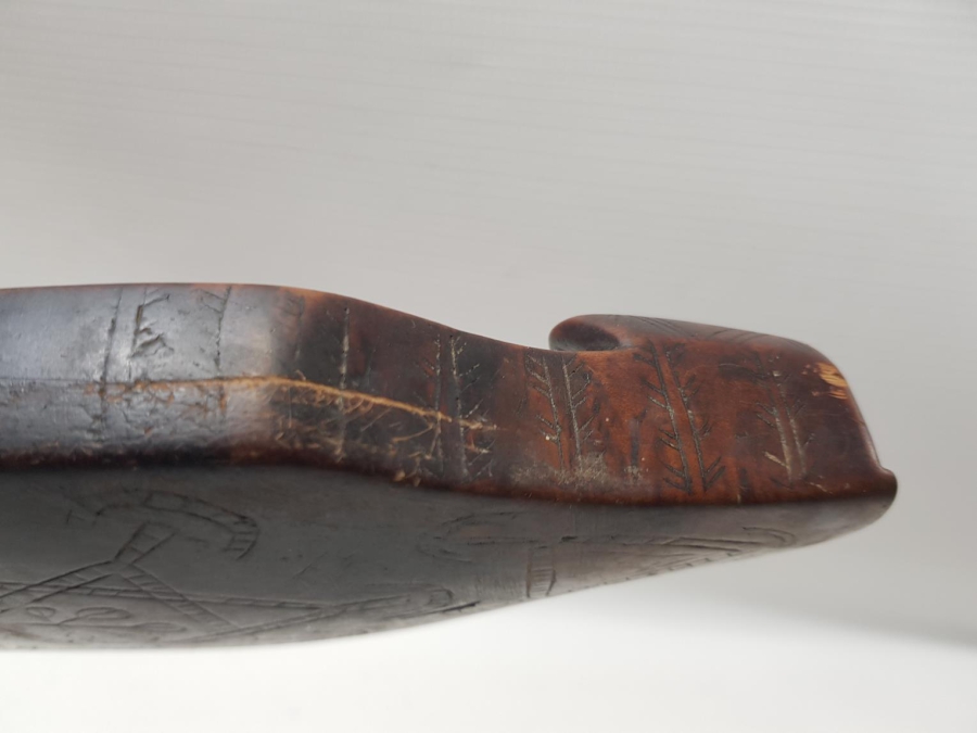 OSMANLI DÖNEMİ TARİH YAZILI AHŞAP KAHVE SOĞUDANI