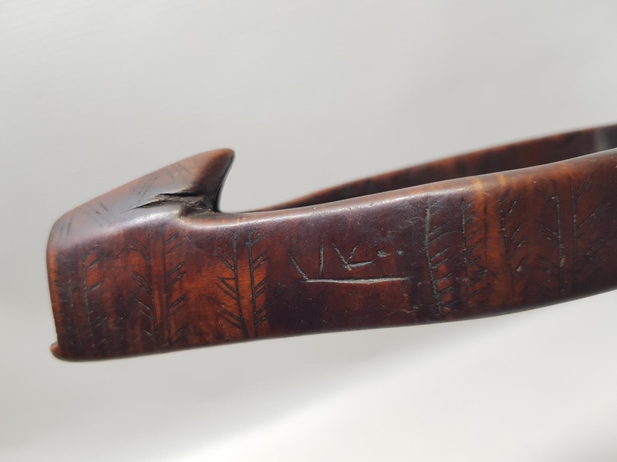 OSMANLI DÖNEMİ TARİH YAZILI AHŞAP KAHVE SOĞUDANI