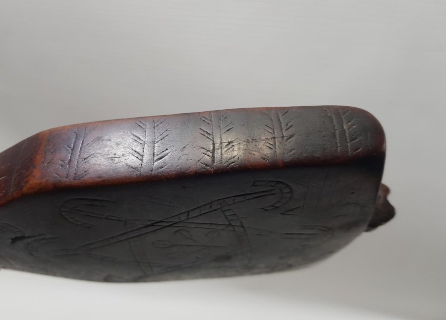 OSMANLI DÖNEMİ TARİH YAZILI AHŞAP KAHVE SOĞUDANI