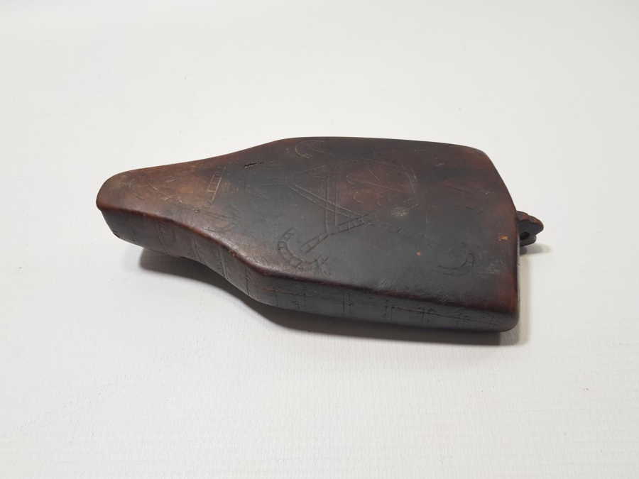 OSMANLI DÖNEMİ TARİH YAZILI AHŞAP KAHVE SOĞUDANI