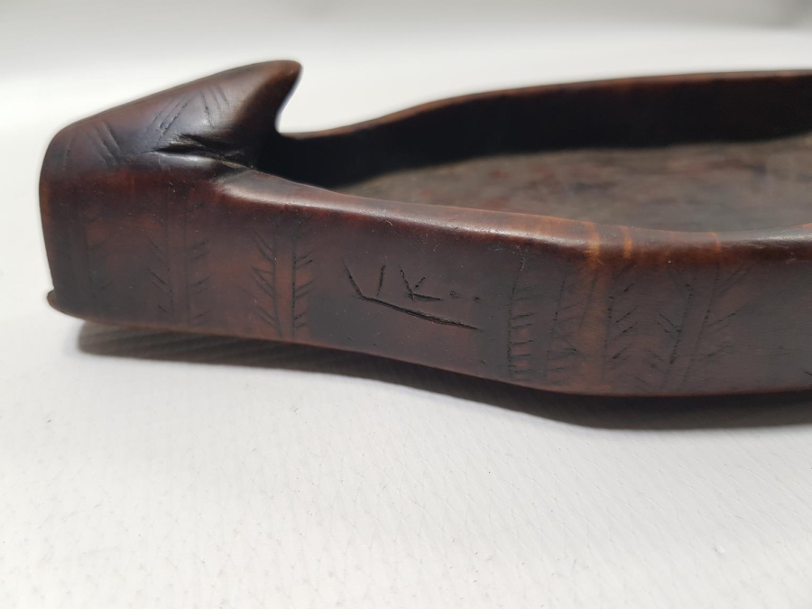 OSMANLI DÖNEMİ TARİH YAZILI AHŞAP KAHVE SOĞUDANI