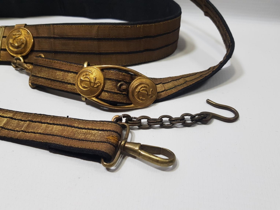 OSMANLI DENİZCİ PAŞA SUBAY KEMERİ