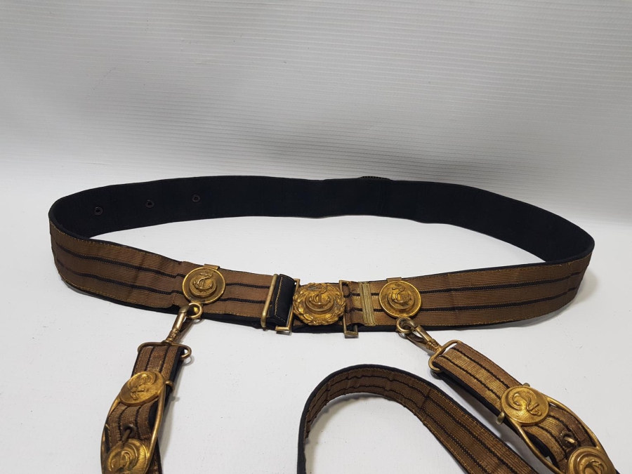 OSMANLI DENİZCİ PAŞA SUBAY KEMERİ