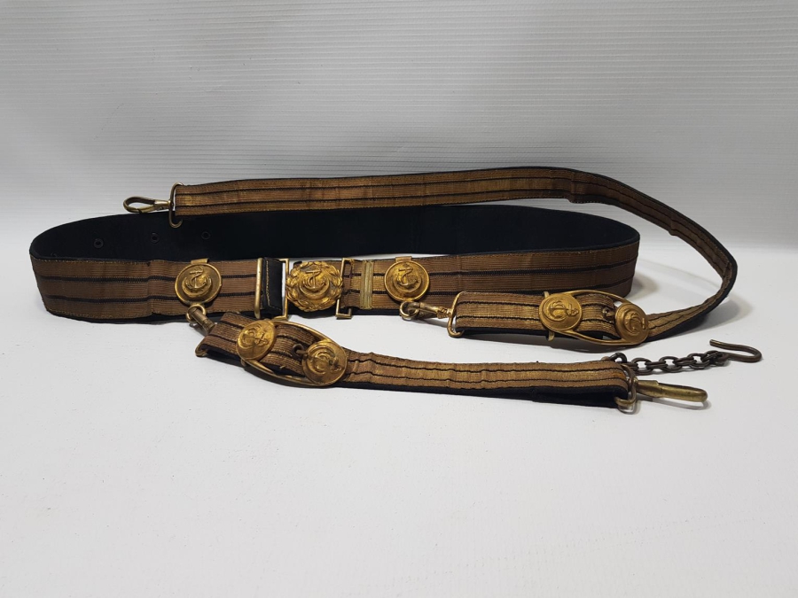 OSMANLI DENİZCİ PAŞA SUBAY KEMERİ