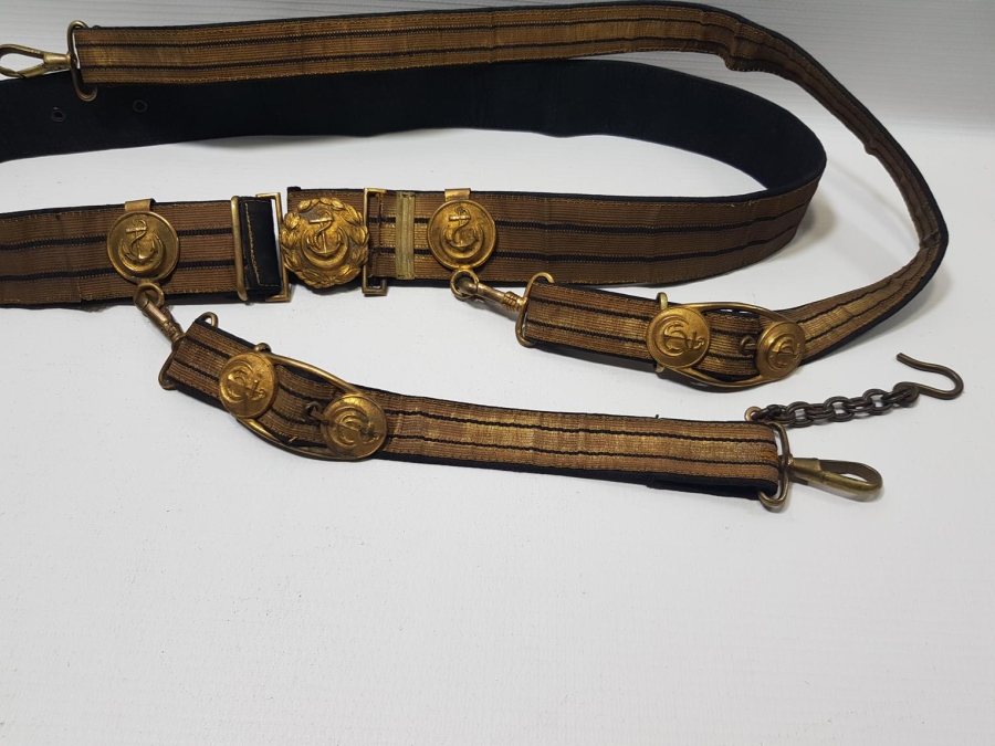 OSMANLI DENİZCİ PAŞA SUBAY KEMERİ