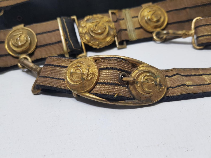 OSMANLI DENİZCİ PAŞA SUBAY KEMERİ