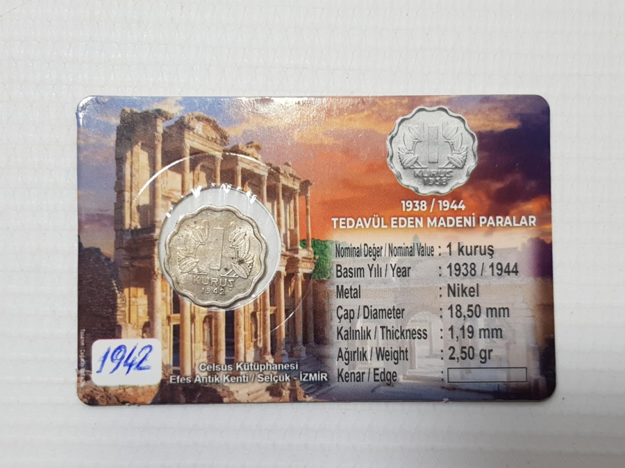 1942 TARİHLİ 1 KURUŞ