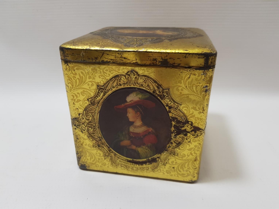 ANTİKA HOLLANDA KRALİYET AİLESİ TEMALI KUTU