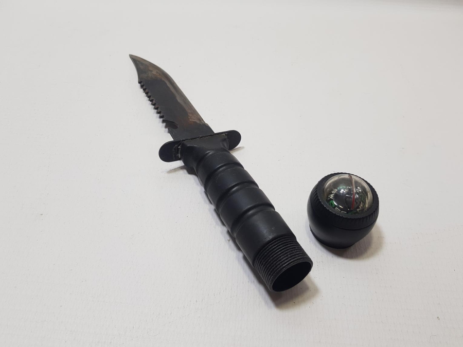 PUSULALI ANTİKA KOMANDO BIÇAĞI