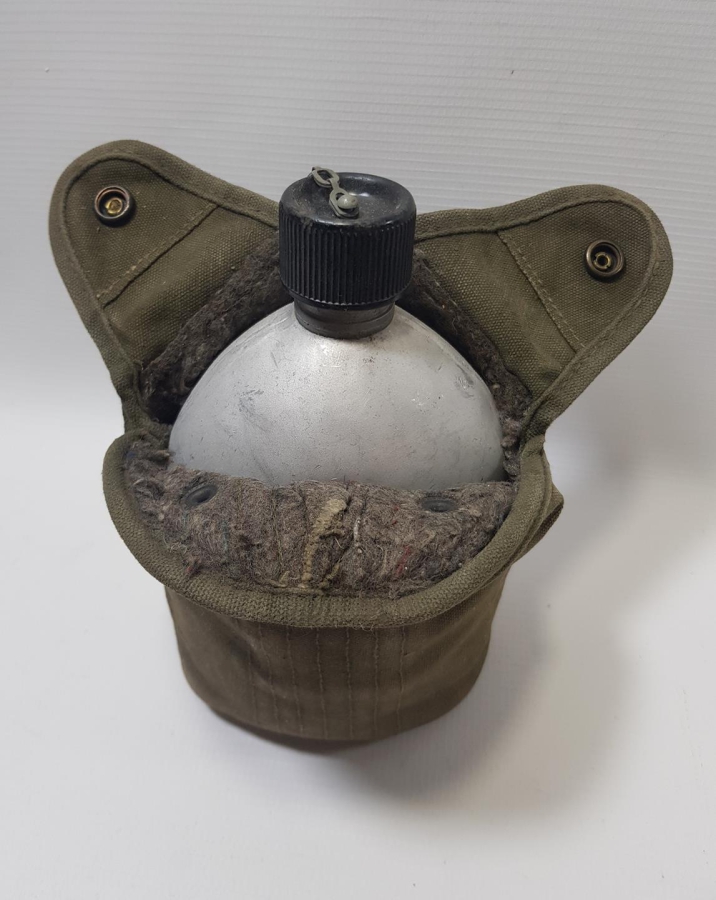 2. DÜNYA SAVAŞI ORİJİNAL KILIFINDA ASKER MATARASI