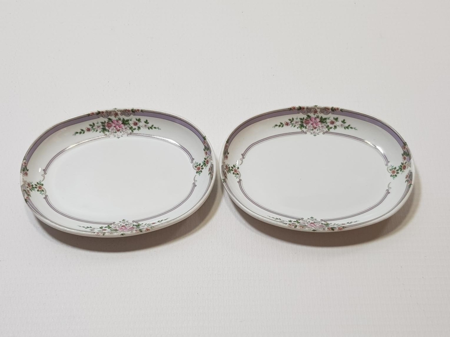 BİR ÇİFT LİMOGES İKRAMLIK