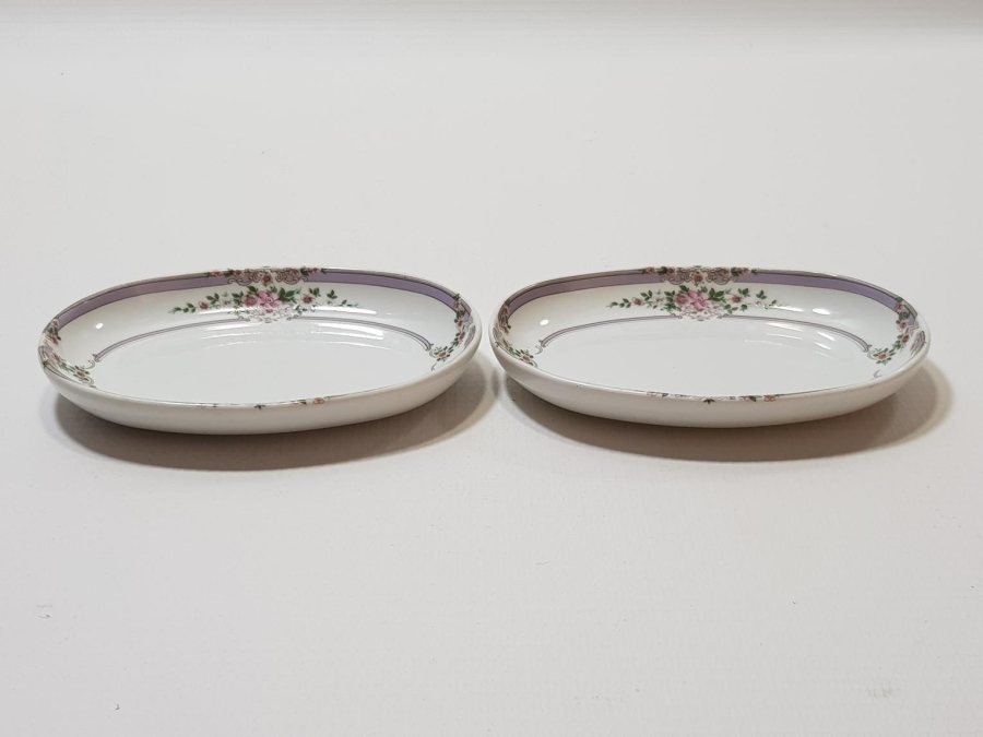 BİR ÇİFT LİMOGES İKRAMLIK