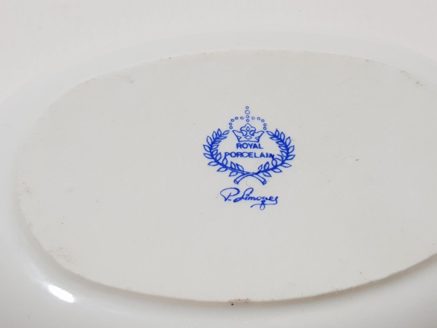 BİR ÇİFT LİMOGES İKRAMLIK