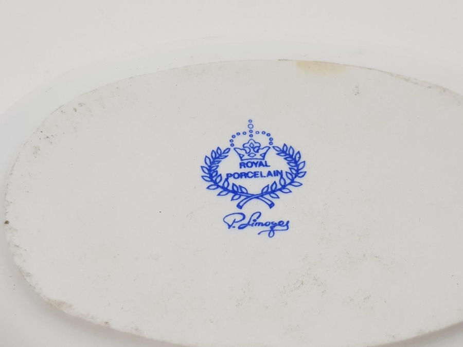 BİR ÇİFT LİMOGES İKRAMLIK