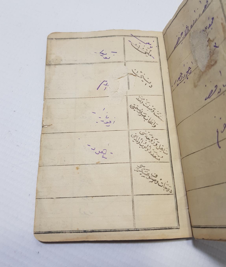 TÜRKİYE CUMHURİYETİNİN İLK NÜFUS KAĞIDI