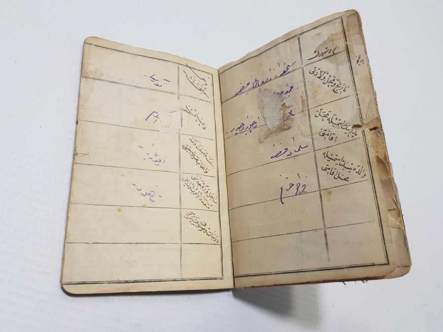 TÜRKİYE CUMHURİYETİNİN İLK NÜFUS KAĞIDI