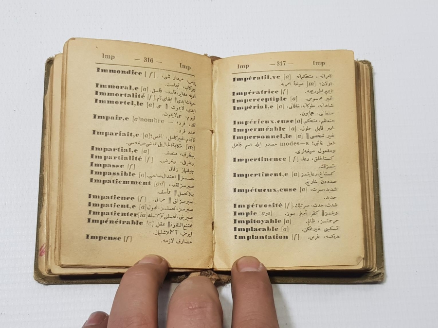 OSMANLICA - FRANSIZCA SÖZLÜK