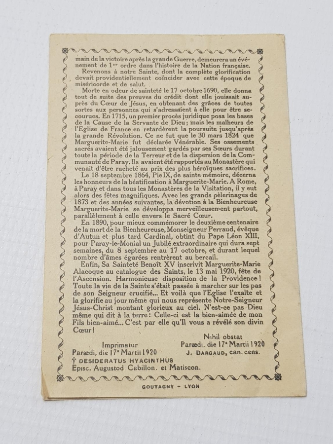 1920 TARİHLİ HRİSTİYAN EFEMERA