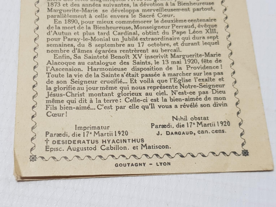 1920 TARİHLİ HRİSTİYAN EFEMERA