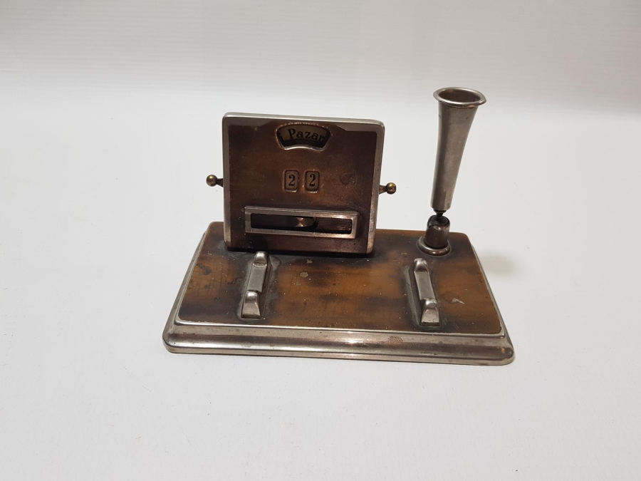 ANTİKA MASAÜSTÜ TAKVİMLİ KALEMLİK