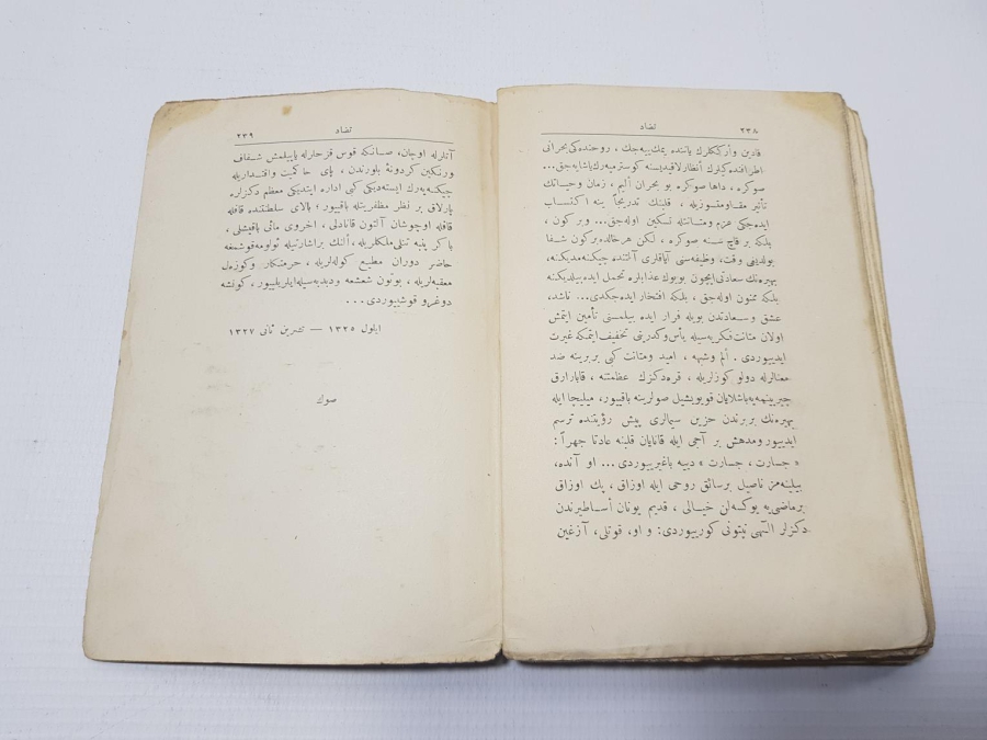 OSMANLICA ROMAN: TEZAT - HALİD ZİYA