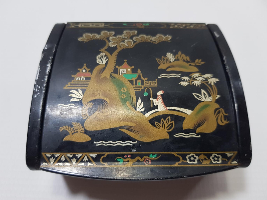 ANTİKA PAPİER MACHE KUTU