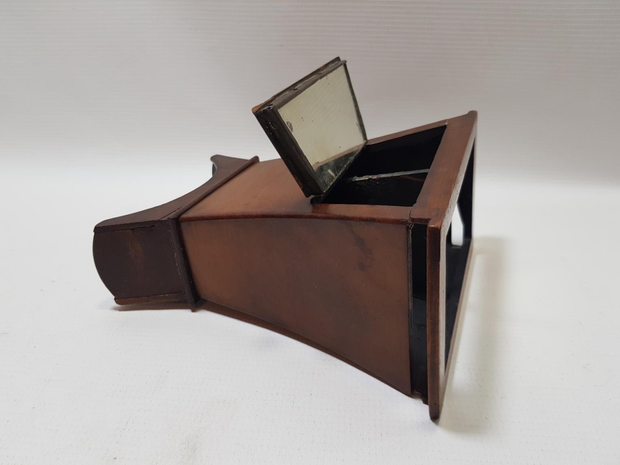 ANTİKA STEOROSKOP VE 6 ADET FOTOĞRAF