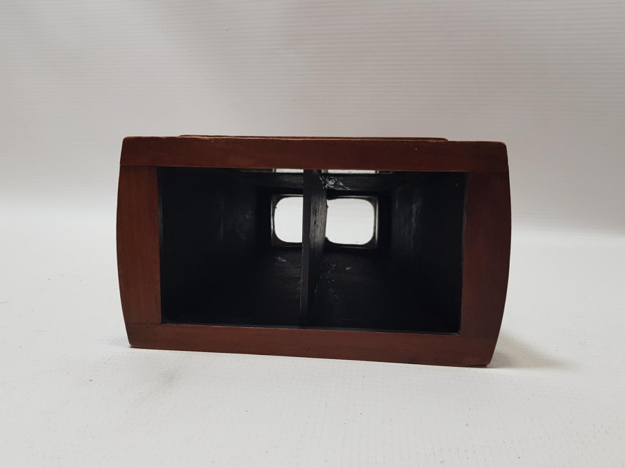 ANTİKA STEOROSKOP VE 6 ADET FOTOĞRAF