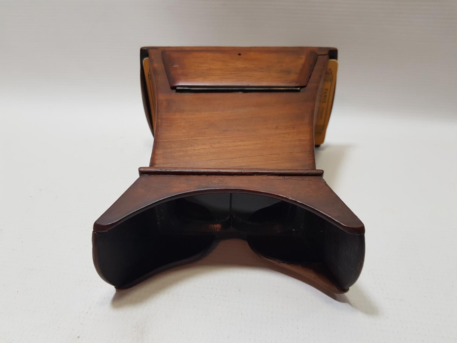 ANTİKA STEOROSKOP VE 6 ADET FOTOĞRAF