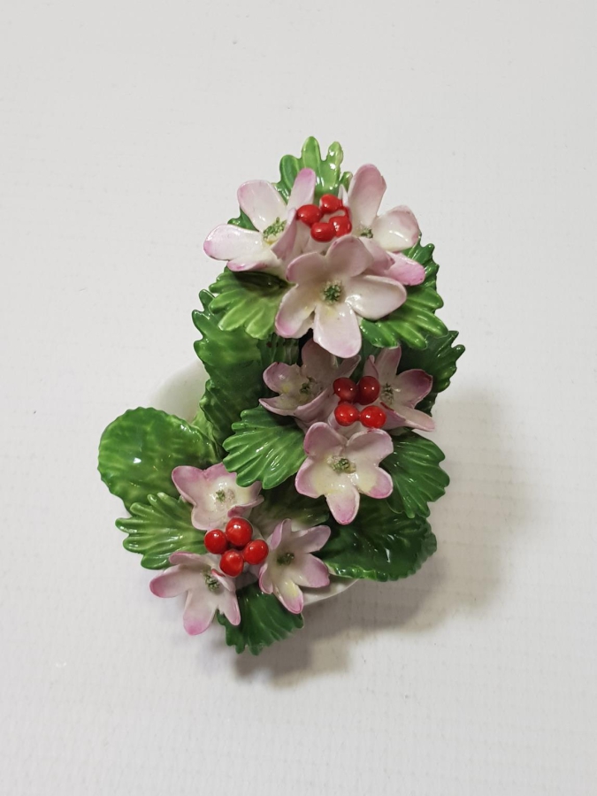 ANTİKA PORSELEN ÇİÇEK BİBLOSU