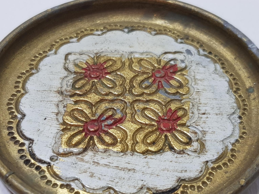 ANTİKA AHŞAP BARDAK ALTLIĞI