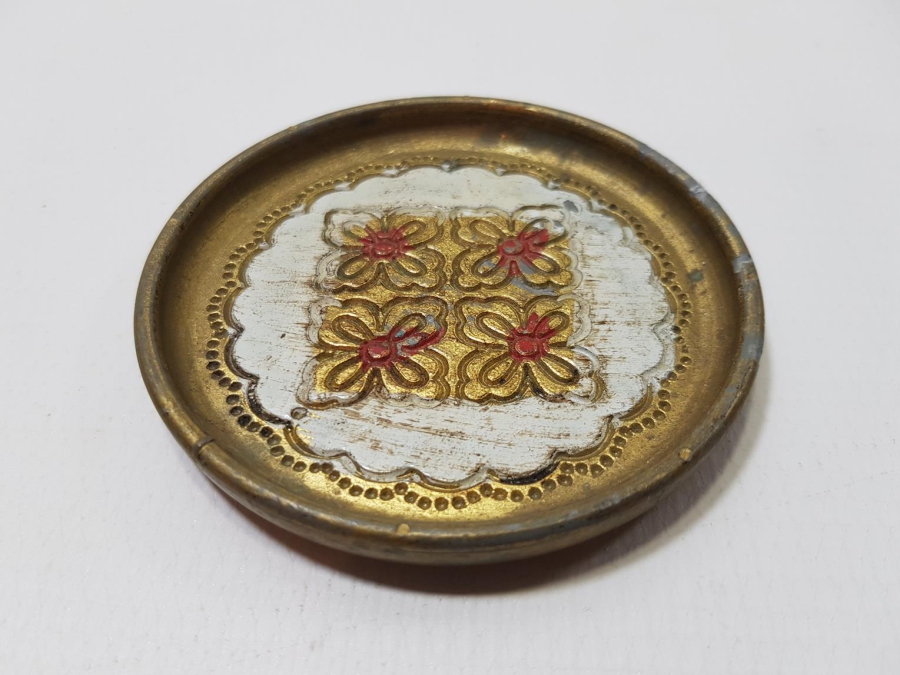 ANTİKA AHŞAP BARDAK ALTLIĞI