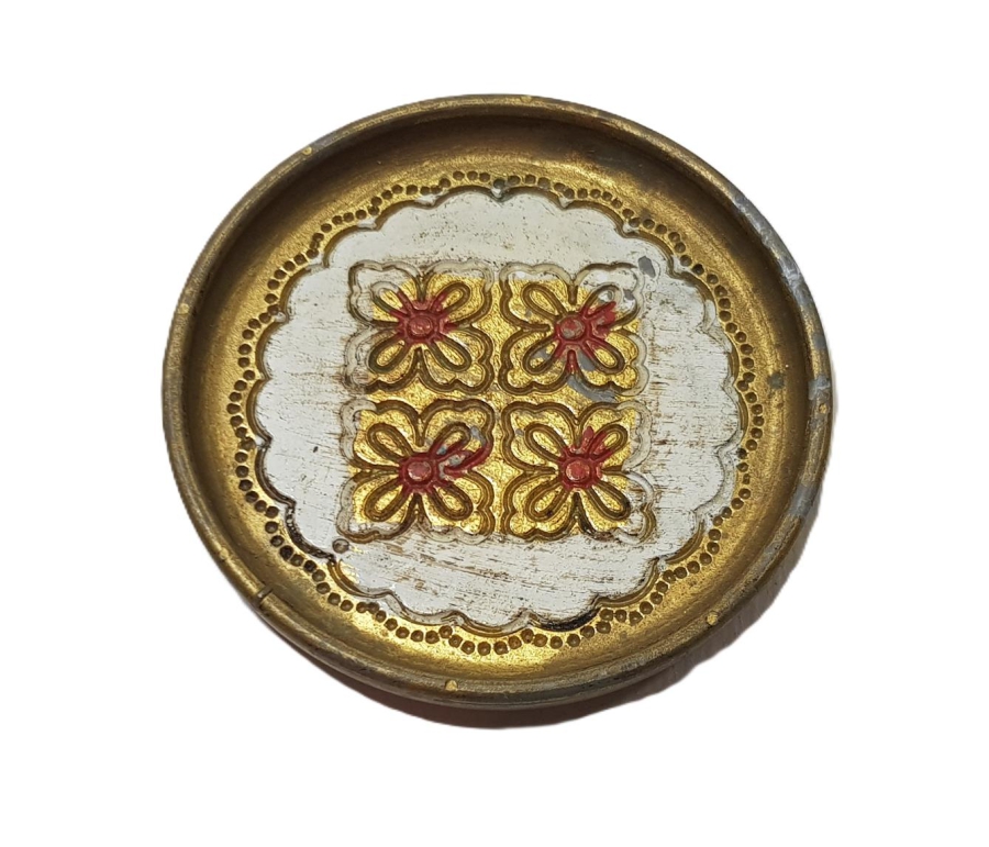 ANTİKA AHŞAP BARDAK ALTLIĞI