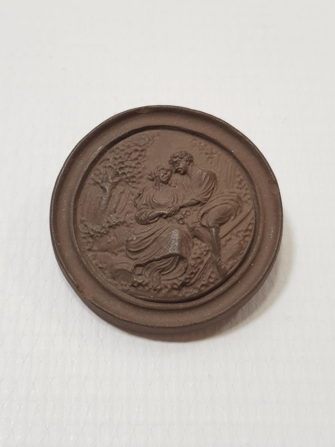 ANTİKA TERRA-COTA BROŞ