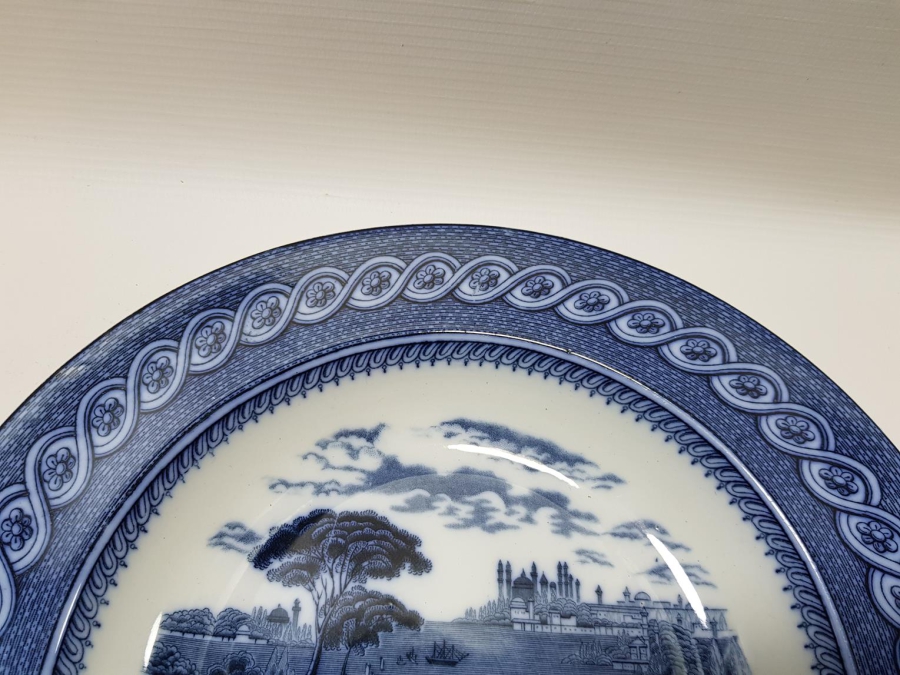 OSMANLI DÖNEMİ BYZANTIUM DAMGALI İSTANBUL GÖRSELLİ PORSELEN TABAK