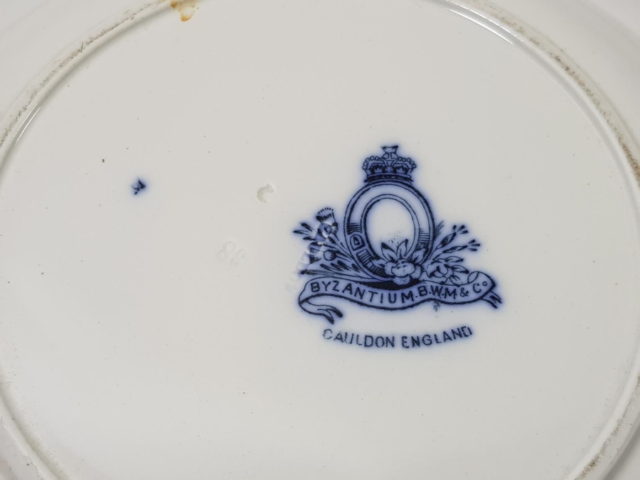 OSMANLI DÖNEMİ BYZANTIUM DAMGALI İSTANBUL GÖRSELLİ PORSELEN TABAK