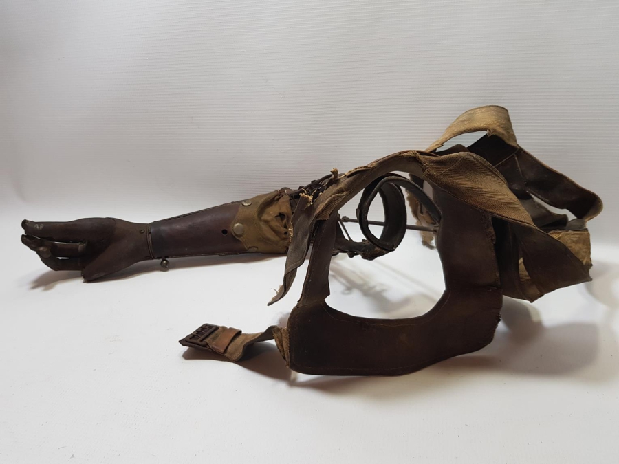 1. DÜNYA SAVAŞI DÖNEMİ ÇOK NADİR TAHTA KOL - TAKMA KOL