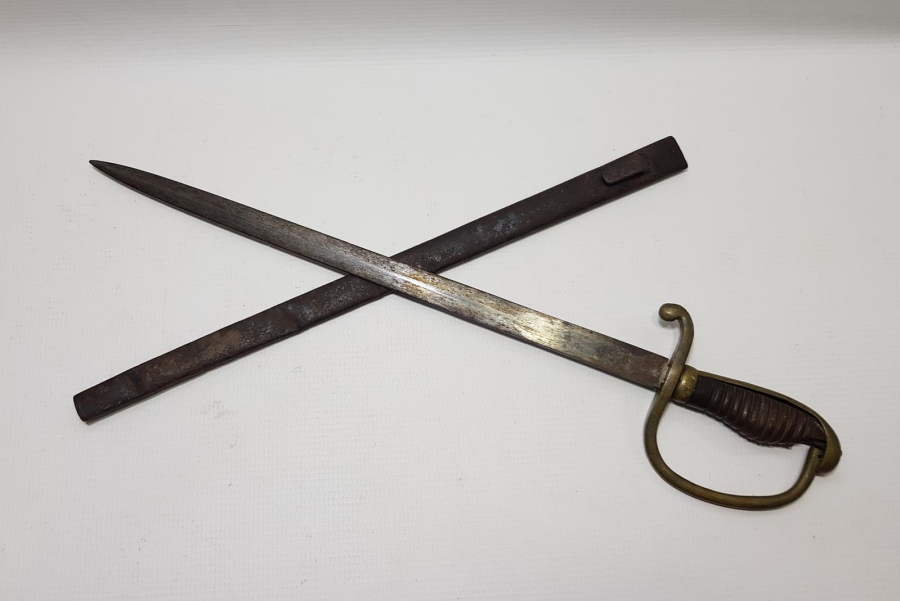 OSMANLI DÖNEMİ NADİR BOYDA TOPÇU KILICI - TOPÇU SUBAYI'NIN SON SAVUNMA KILICI