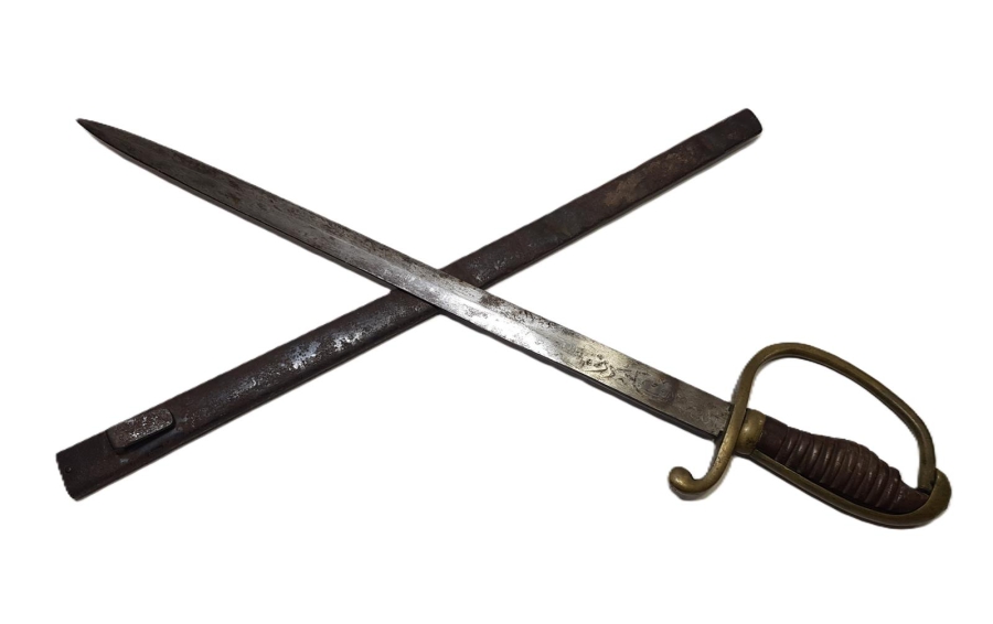 OSMANLI DÖNEMİ NADİR BOYDA TOPÇU KILICI - TOPÇU SUBAYI'NIN SON SAVUNMA KILICI