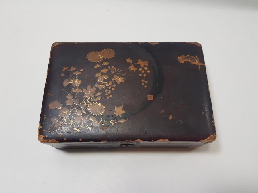 ANTİKA PAPİER MACHE KUTU