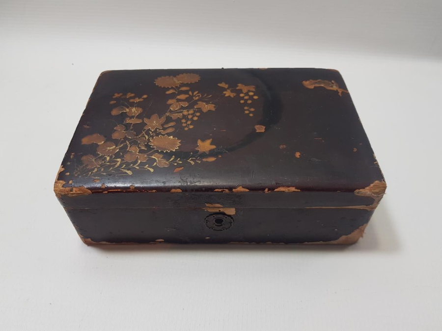 ANTİKA PAPİER MACHE KUTU