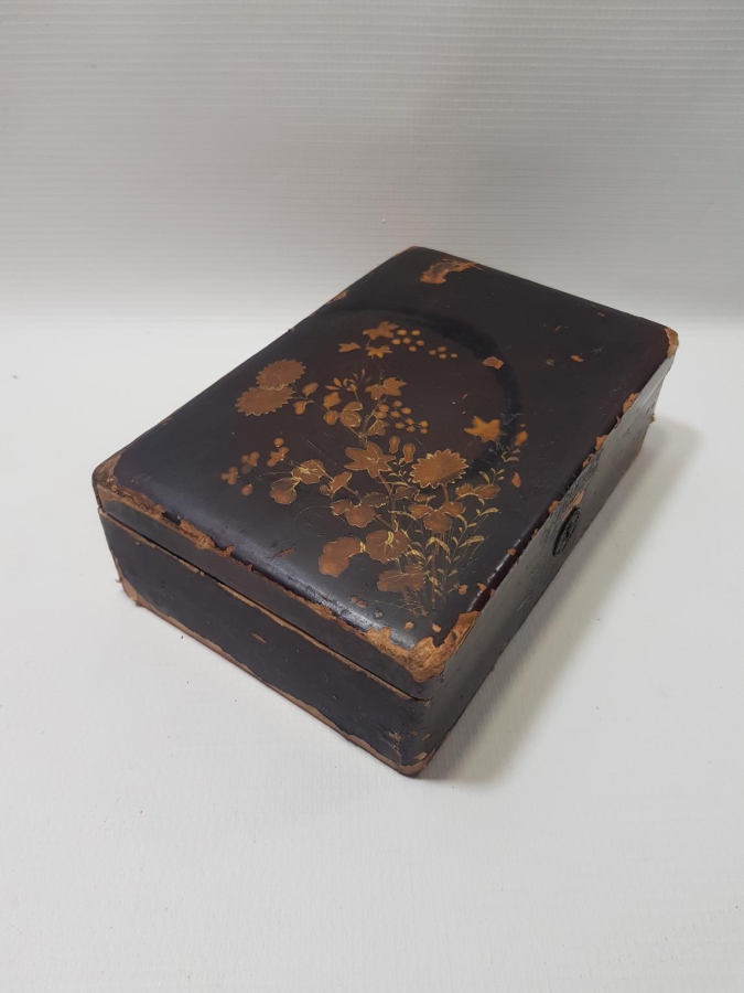 ANTİKA PAPİER MACHE KUTU