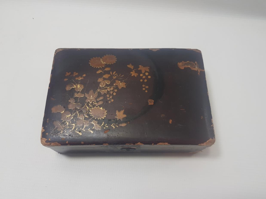 ANTİKA PAPİER MACHE KUTU