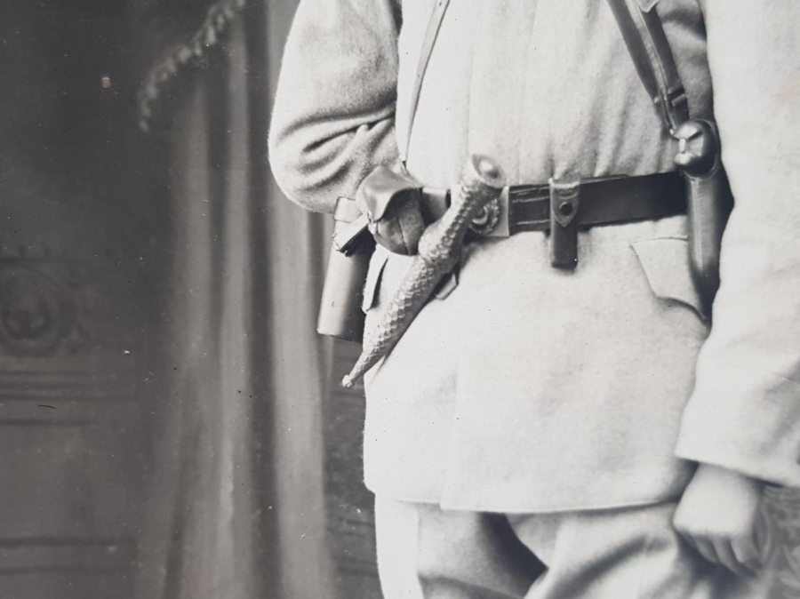 1. DÜNYA SAVAŞI ENVERİYE KAMALI KAFKAS İSLAM ORDUSU KUMANDANI FOTOĞRAFI