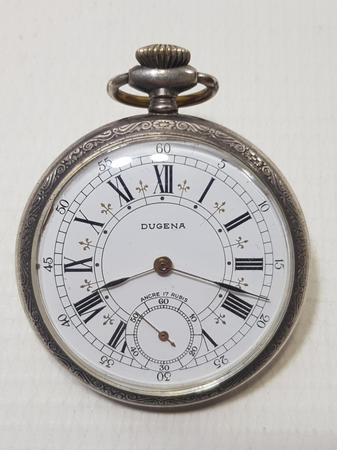 OSMANLI DÖNEMİ DUGENA GÜMÜŞ CEP SAATİ