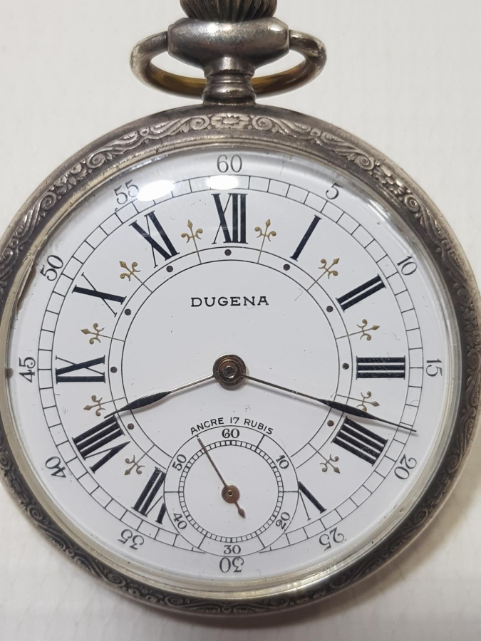 OSMANLI DÖNEMİ DUGENA GÜMÜŞ CEP SAATİ